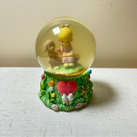 Precious Moments Other - Precious Moments Musical Snow Globe “puppy Love” vintage Collectible 